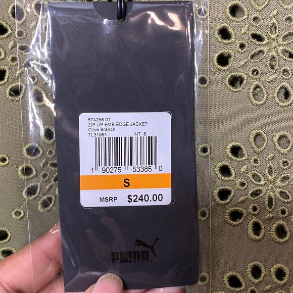 NWT Puma x Fenty Embroidered Edge Zip Up Jacket Small - Picture 7 of 8